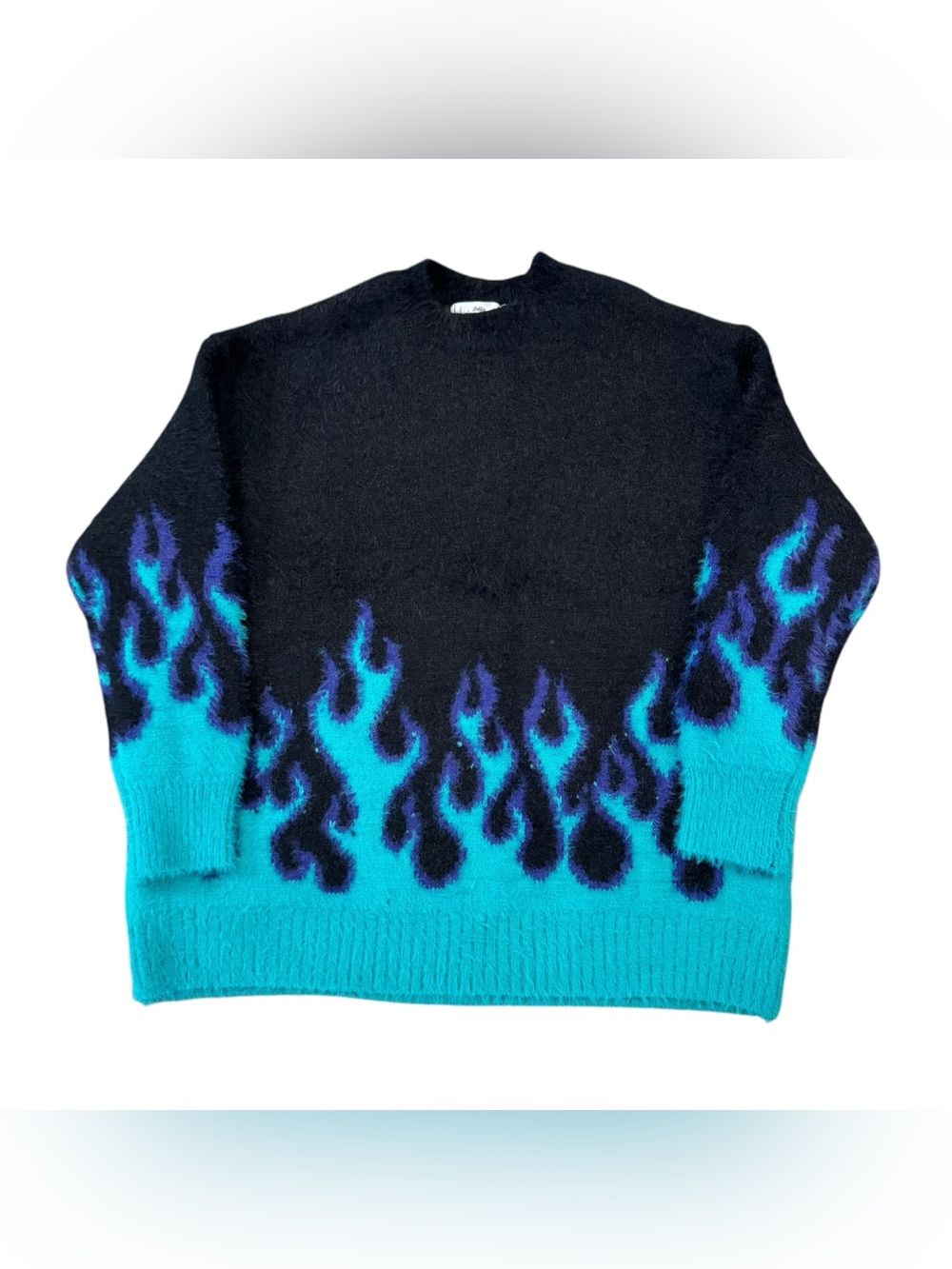 Adika Slow Burn Flame Intarsia Sweater